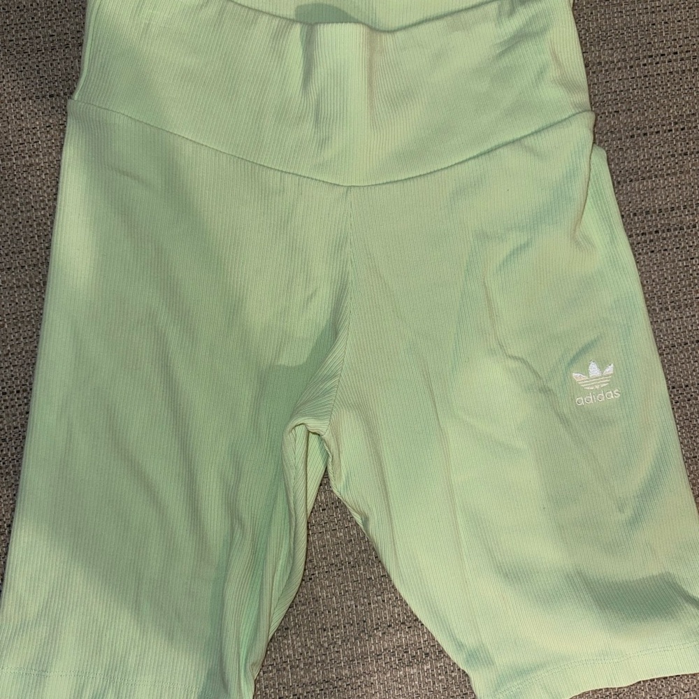 Adidas Ribbed Biker Shorts